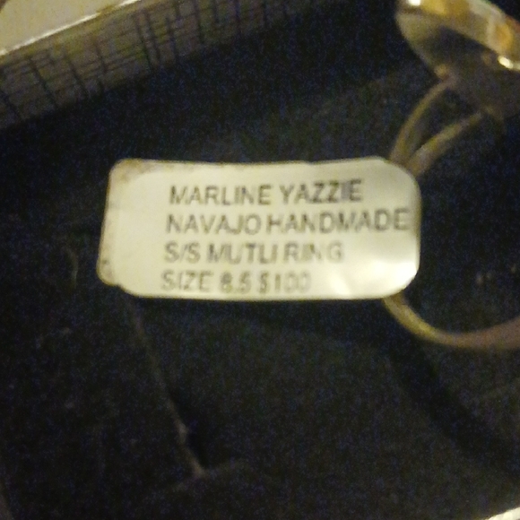 Multicolor Inlay Silver Ring - Picture 4 of 4